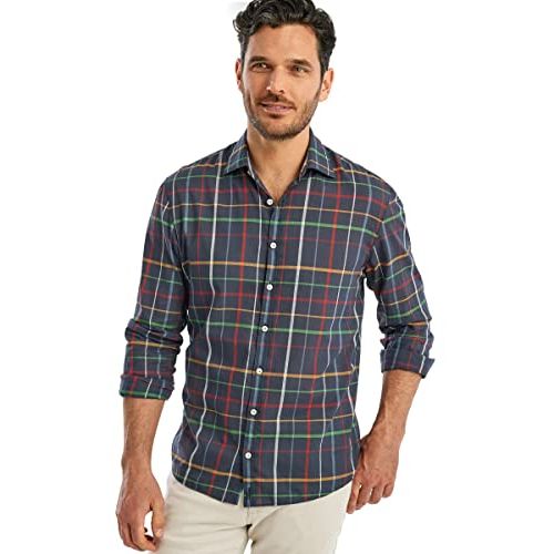 Johnnie-O Burnley Featherweight Button Up Shirt Charcoal/L, Size: L